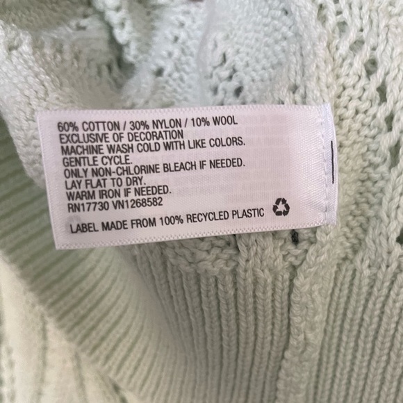 Sandy Liang x Target Floral Embroidered Collared Pullover Sweater - Picture 9 of 10